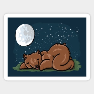 Sleepy Bear Sticker